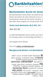 Mobile Screenshot of bankleitzahlensuche.com